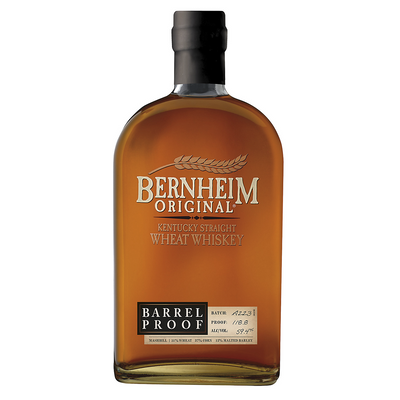 BERNHEIM ORIGINAL STRAIGHT WHEAT WHISKEY BARREL PROOF 118.8 750ML