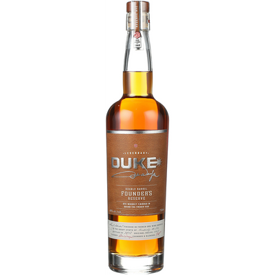 DUKE RYE WHISKEY DOUBLE BARREL FOUNDER'S RESERVE 98 750ML