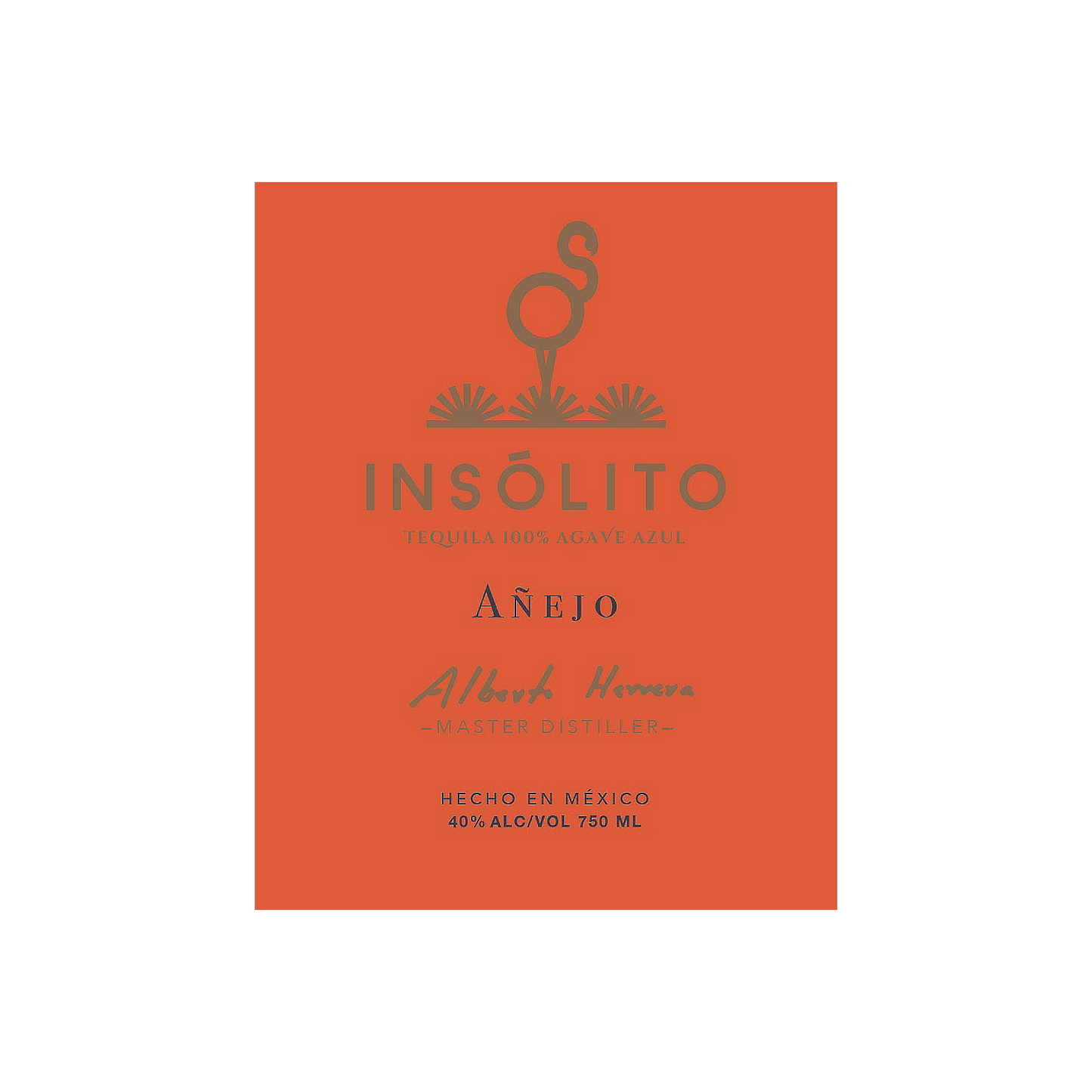 INSOLITO TEQUILA ANEJO 80 750ML