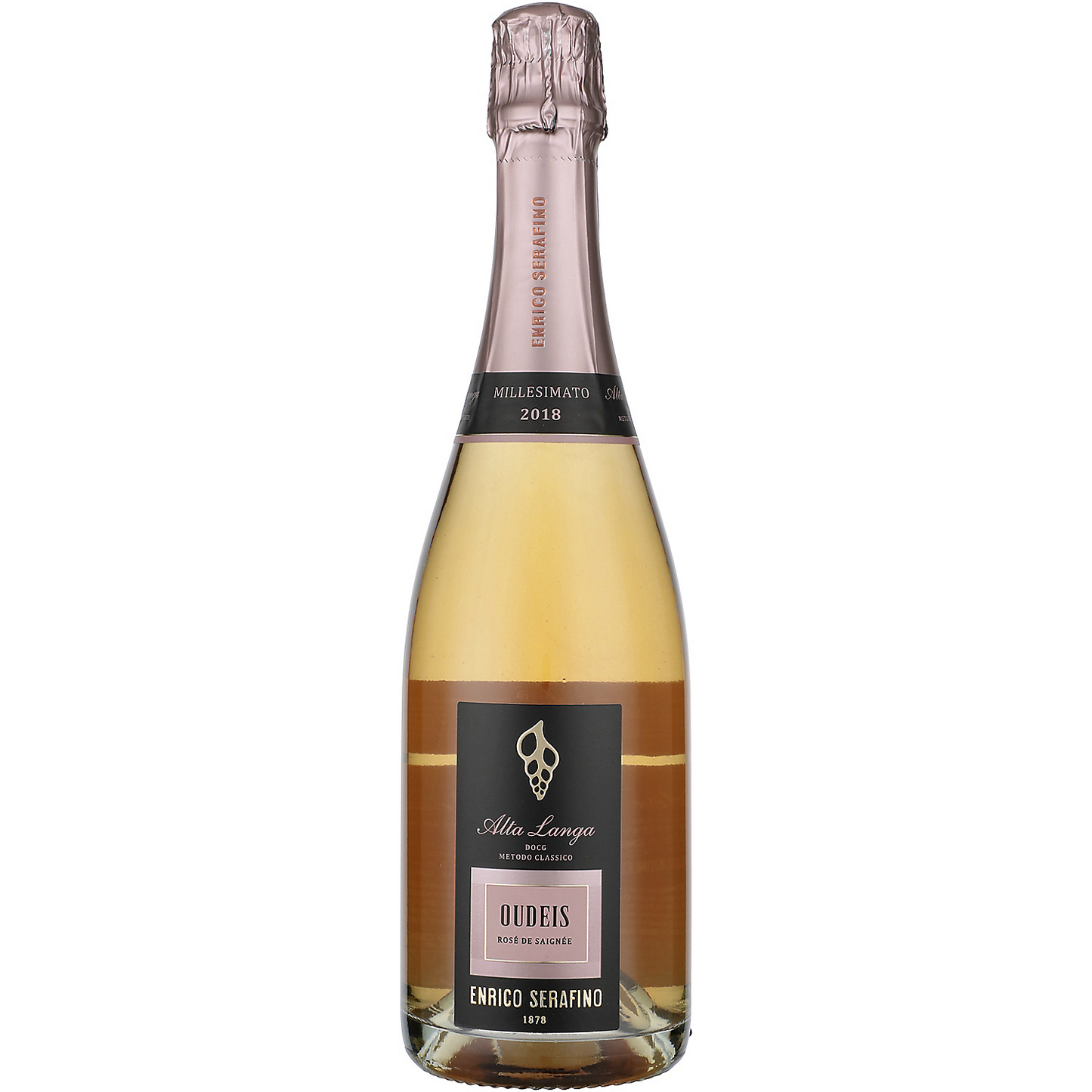 ENRICO SERAFINO ALTA LANGA BRUT ROSE OUDEIS METODO CLASSICO 2018 750ML