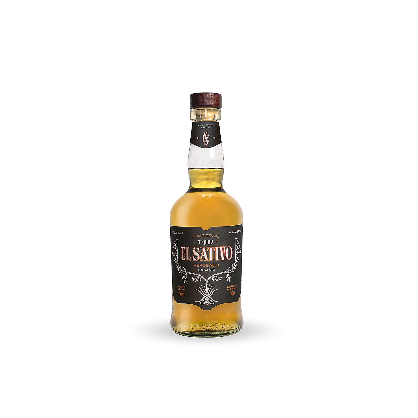 EL SATIVO TEQUILA REPOSADO SINGLE ESTATE 80 750ML