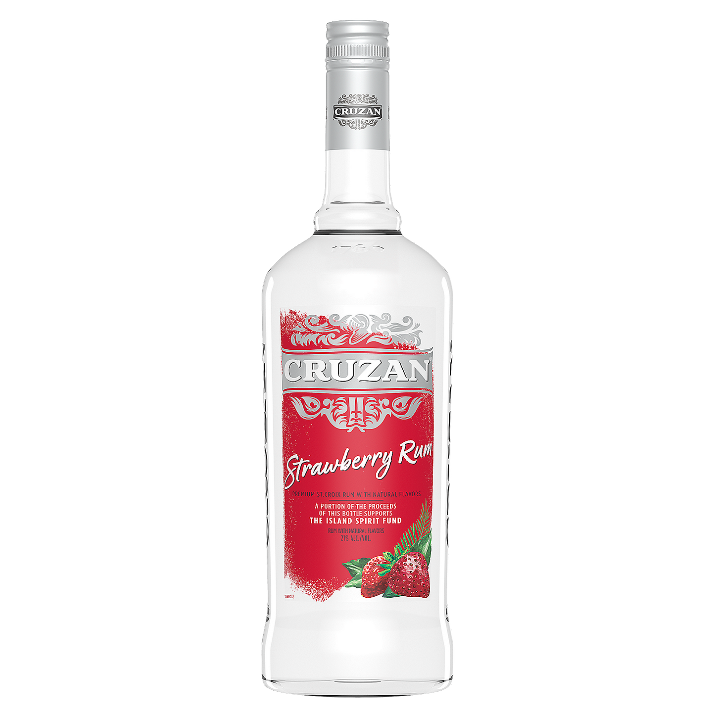 CRUZAN STRAWBERRY FLAVORED RUM 42 750ML