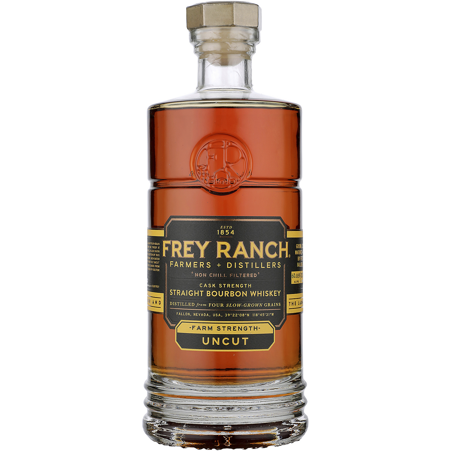 FREY RANCH STRAIGHT BOURBON CASK STRENGTH FARM STRENGTH UNCUT 121.76 750ML