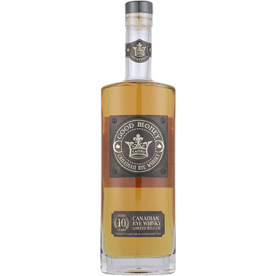 GOOD MONEY CANADIAN RYE WHISKY LIMITED RELEASE 10 YR 90 750ML