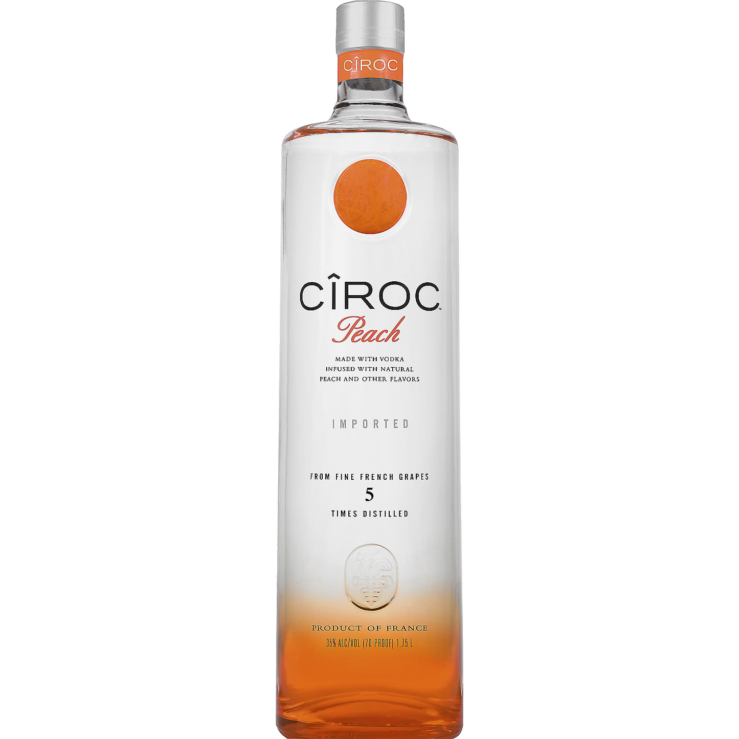 CIROC PEACH FLAVORED VODKA 70 1.75L