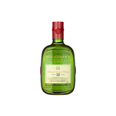 BUCHANAN'S BLENDED SCOTCH DELUXE 12 YR 80 375ML