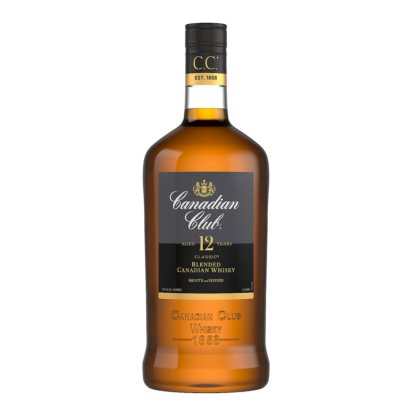 CANADIAN CLUB CANADIAN WHISKY CLASSIC 12 YR 80 750ML