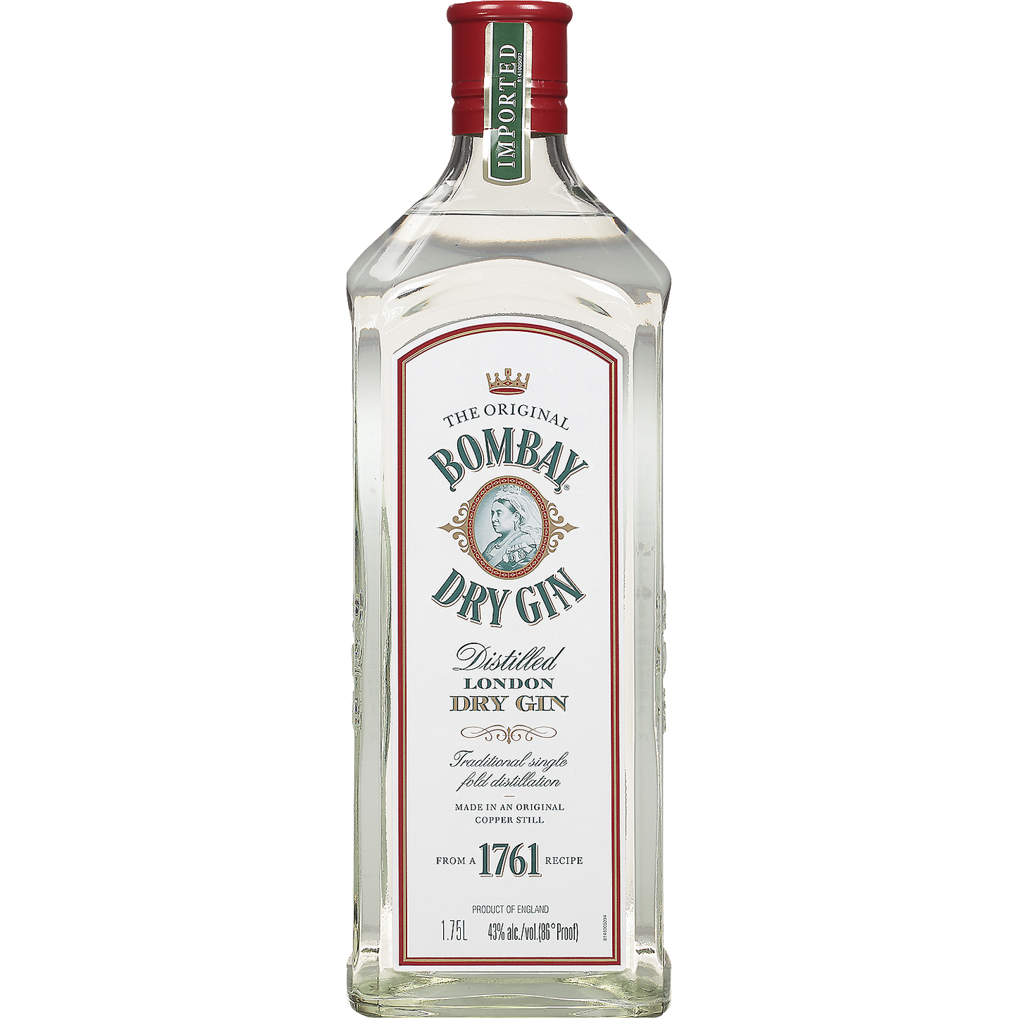 BOMBAY LONDON DRY GIN 86 1.75L