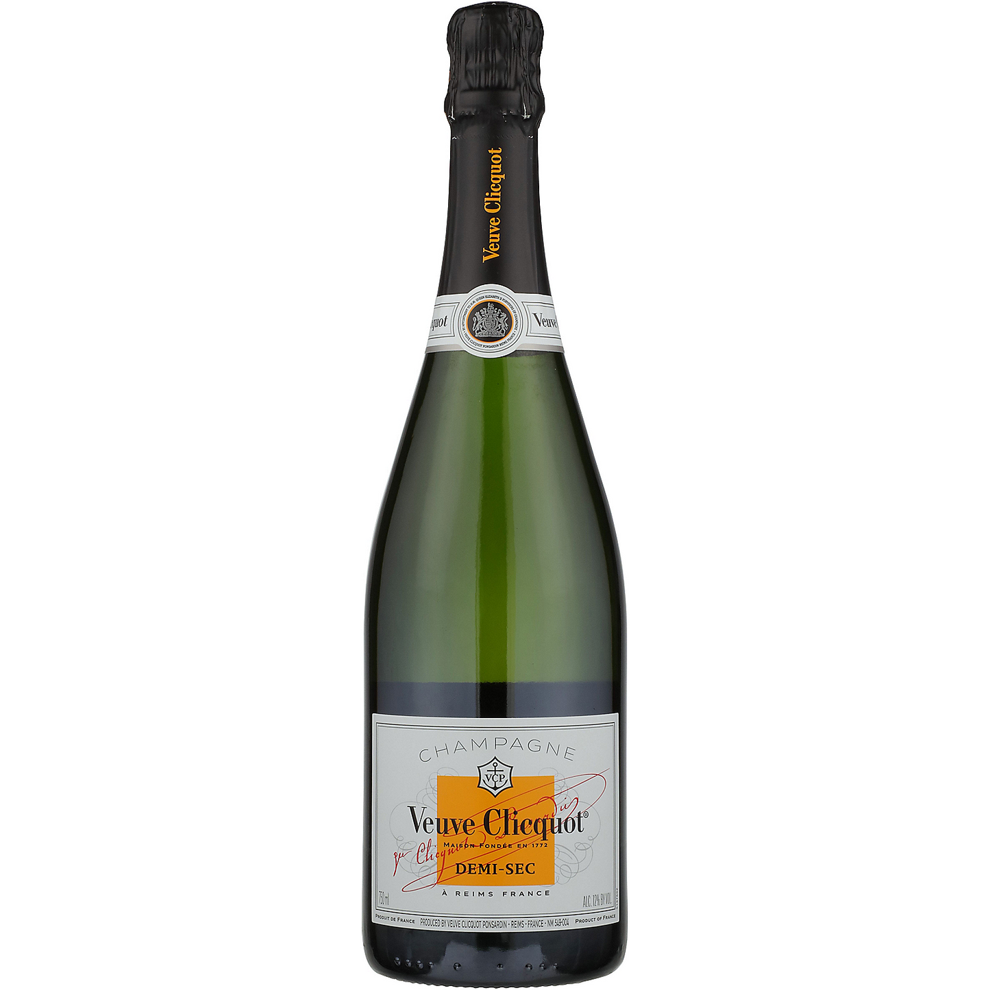 VEUVE CLICQUOT CHAMPAGNE DEMI SEC 750ML