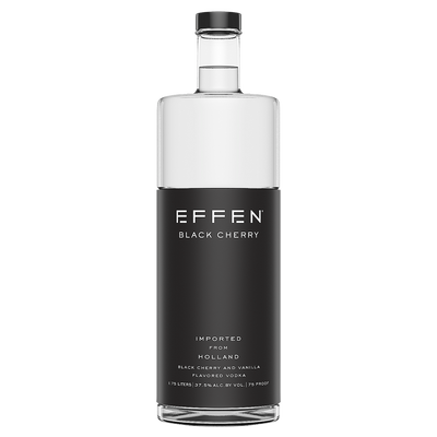 EFFEN BLACK CHERRY FLAVORED VODKA 75 375ML