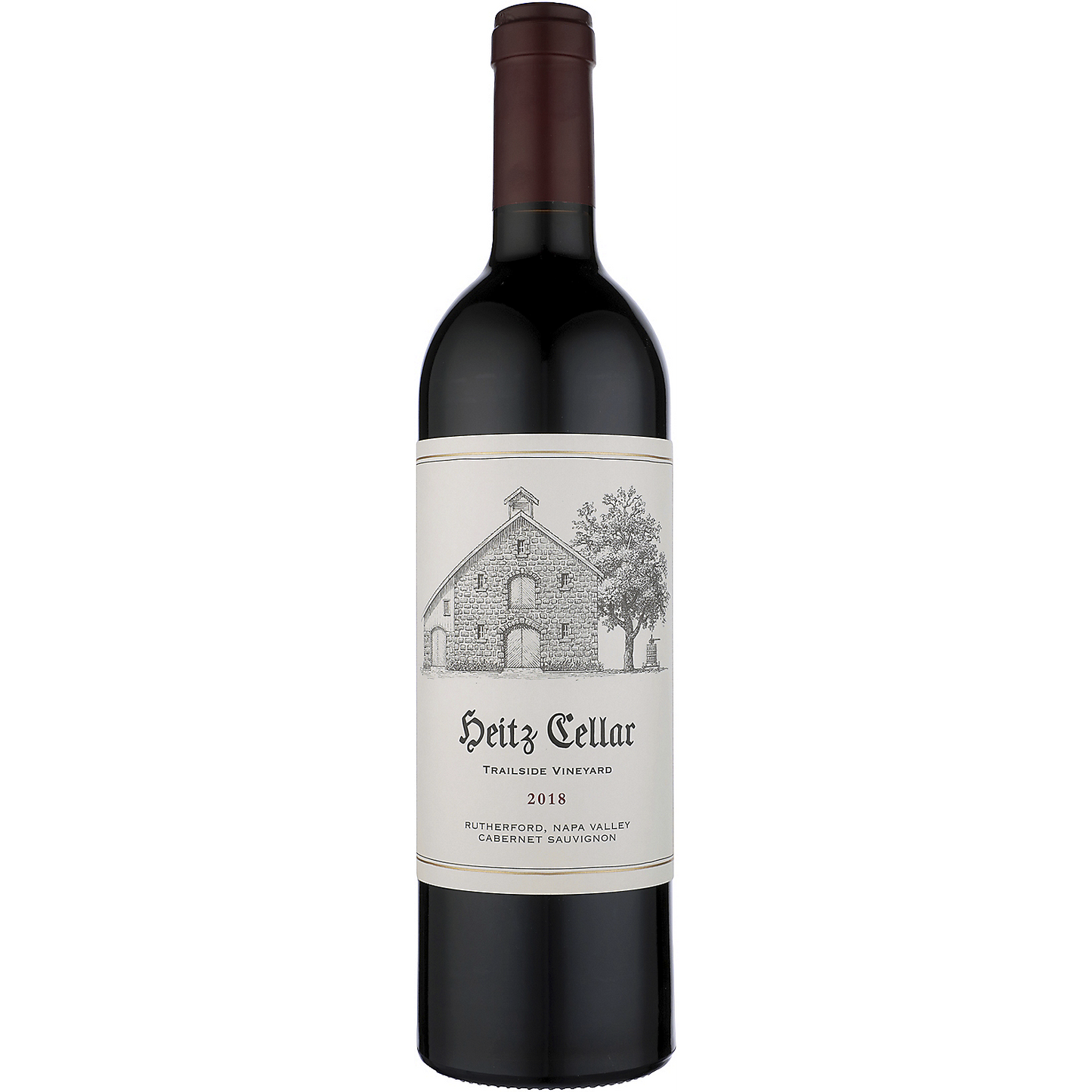 HEITZ CELLAR CABERNET SAUVIGNON TRAILSIDE VINEYARD RUTHERFORD 2018 WOOD BOX 750ML