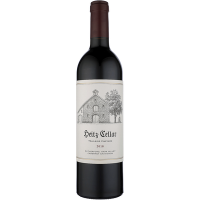 HEITZ CELLAR CABERNET SAUVIGNON TRAILSIDE VINEYARD RUTHERFORD 2018 WOOD BOX 750ML