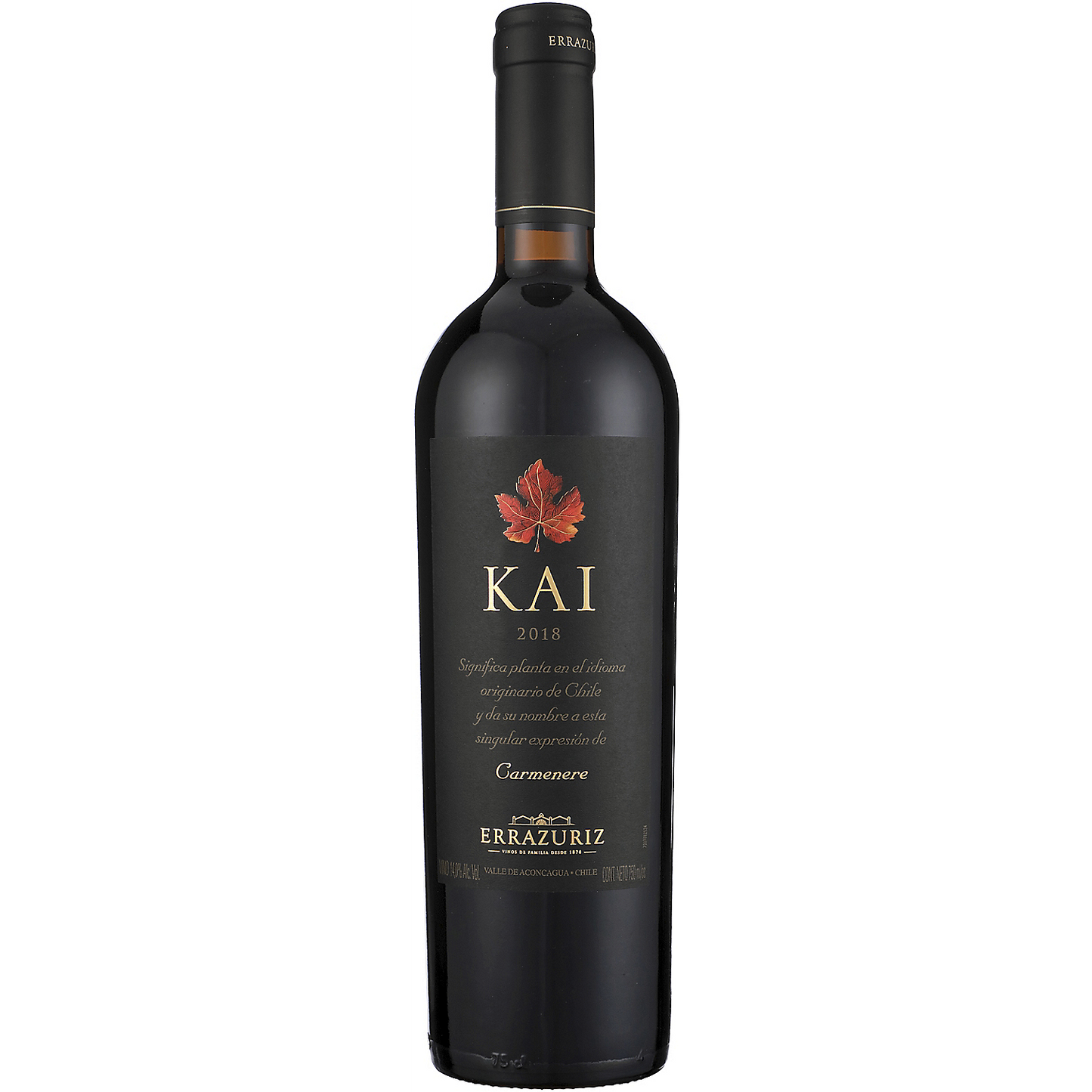 ERRAZURIZ CARMENERE KAI ACONCAGUA VALLEY 2018 750ML