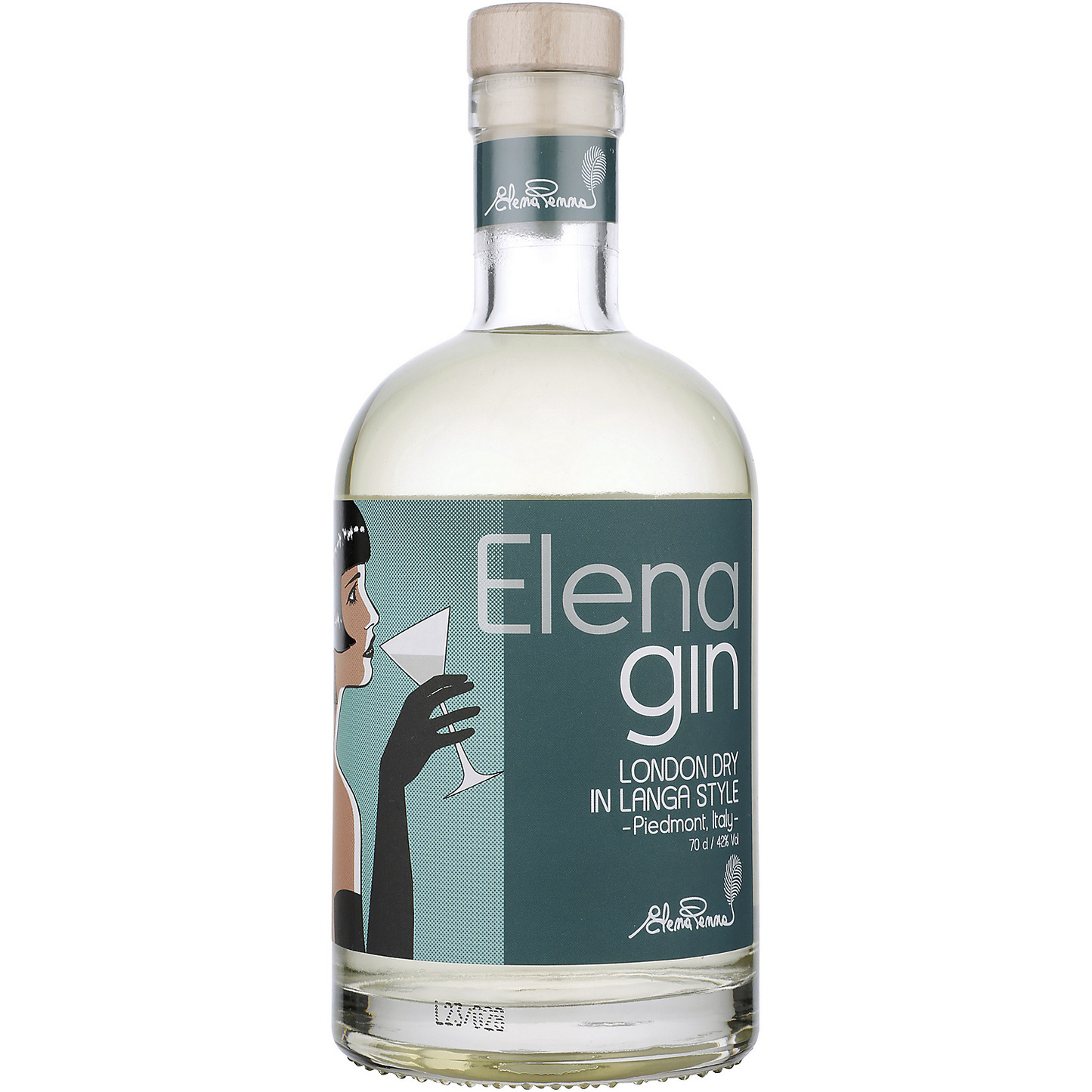 ELENA PENNA GIN LONDON DRY IN LANGA STYLE 42 750ML