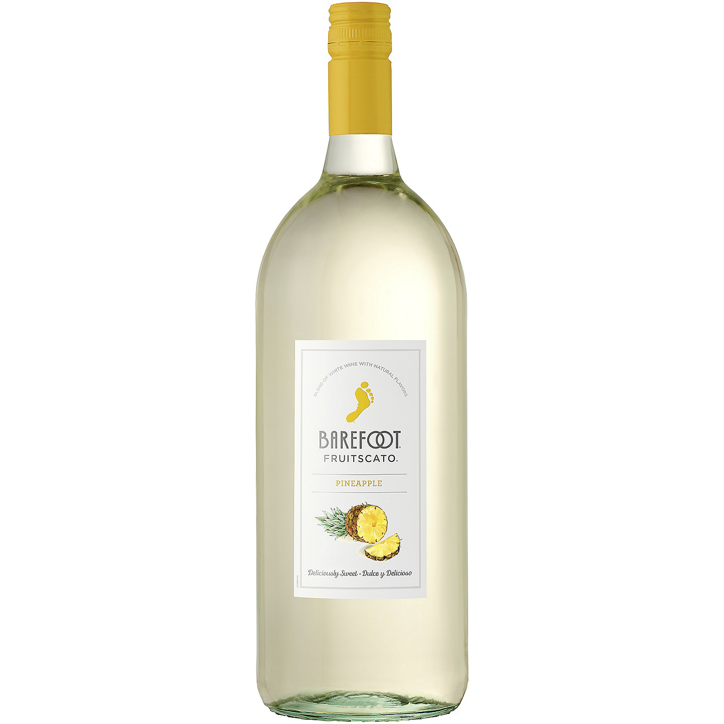 BAREFOOT FRUITSCATO PINEAPPLE FLAVORED WINE 750ML