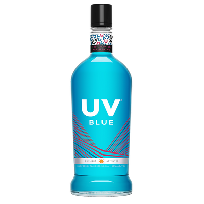 UV BLUE RASPBERRY FLAVORED VODKA 60 1L