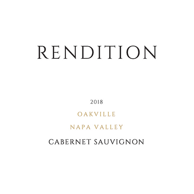 RENDITION CABERNET SAUVIGNON OAKVILLE 2018 750ML