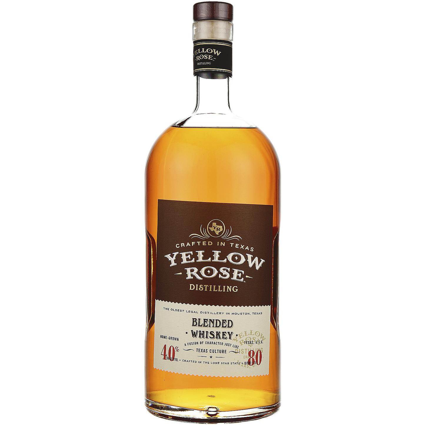 YELLOW ROSE DISTILLING PREMIUM AMERICAN WHISKEY 80 750ML