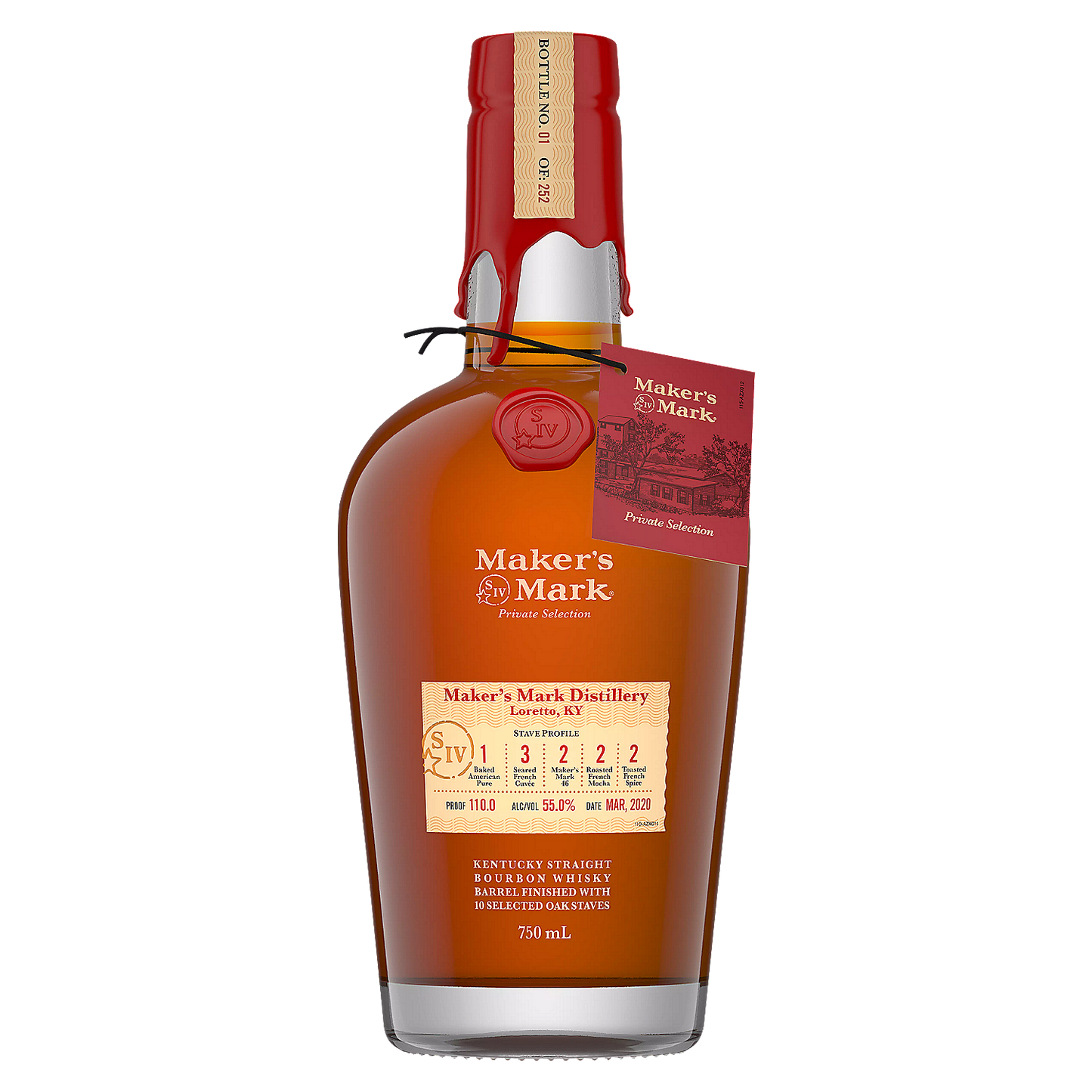 MAKER'S MARK STRAIGHT BOURBON PRIVATE SELECT 108.9 750ML