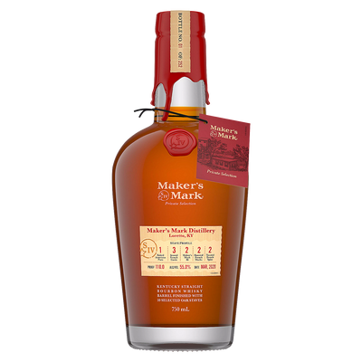 MAKER'S MARK STRAIGHT BOURBON PRIVATE SELECT 108.9 750ML