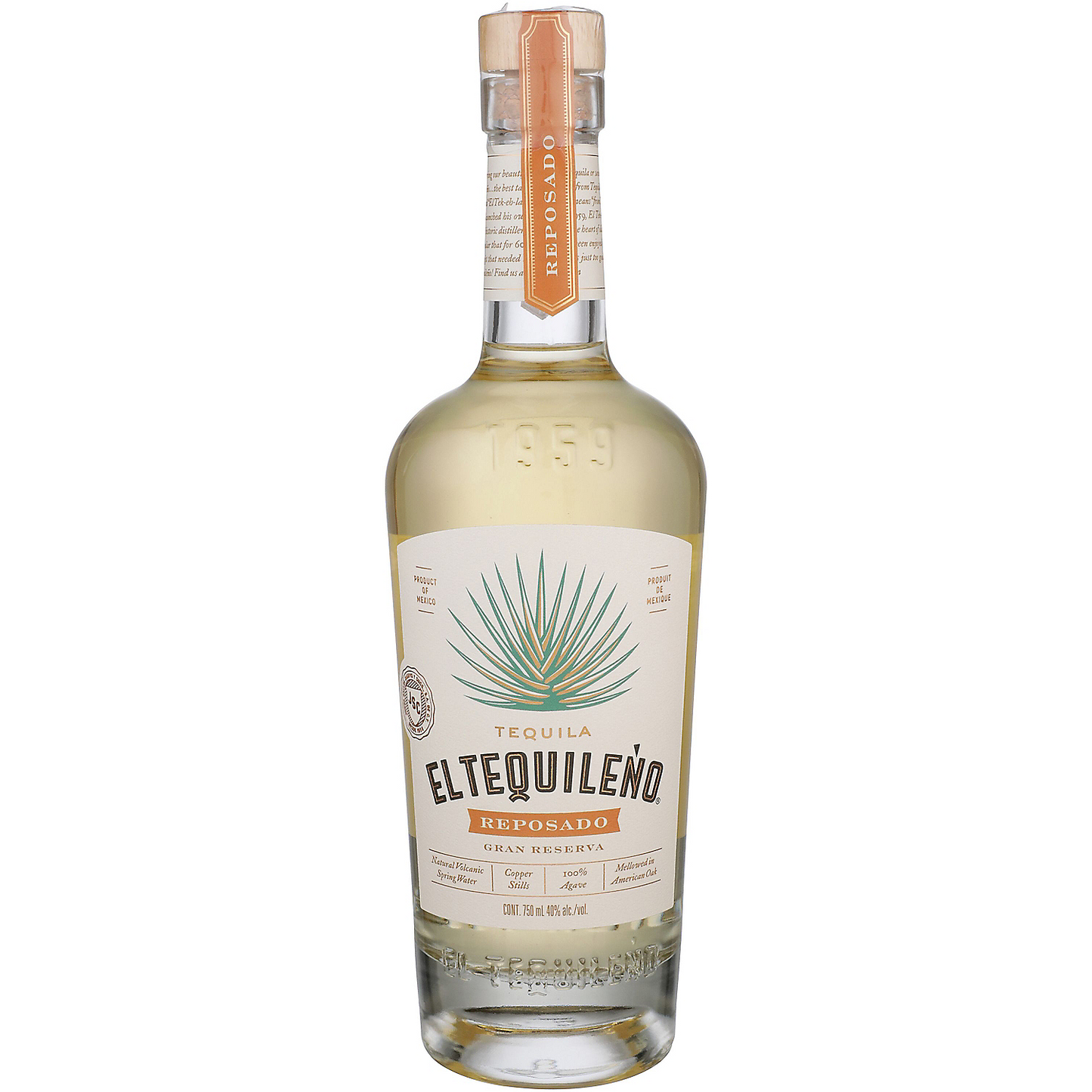 EL TEQUILENO TEQUILA REPOSADO GRAN RESERVA 80 375ML