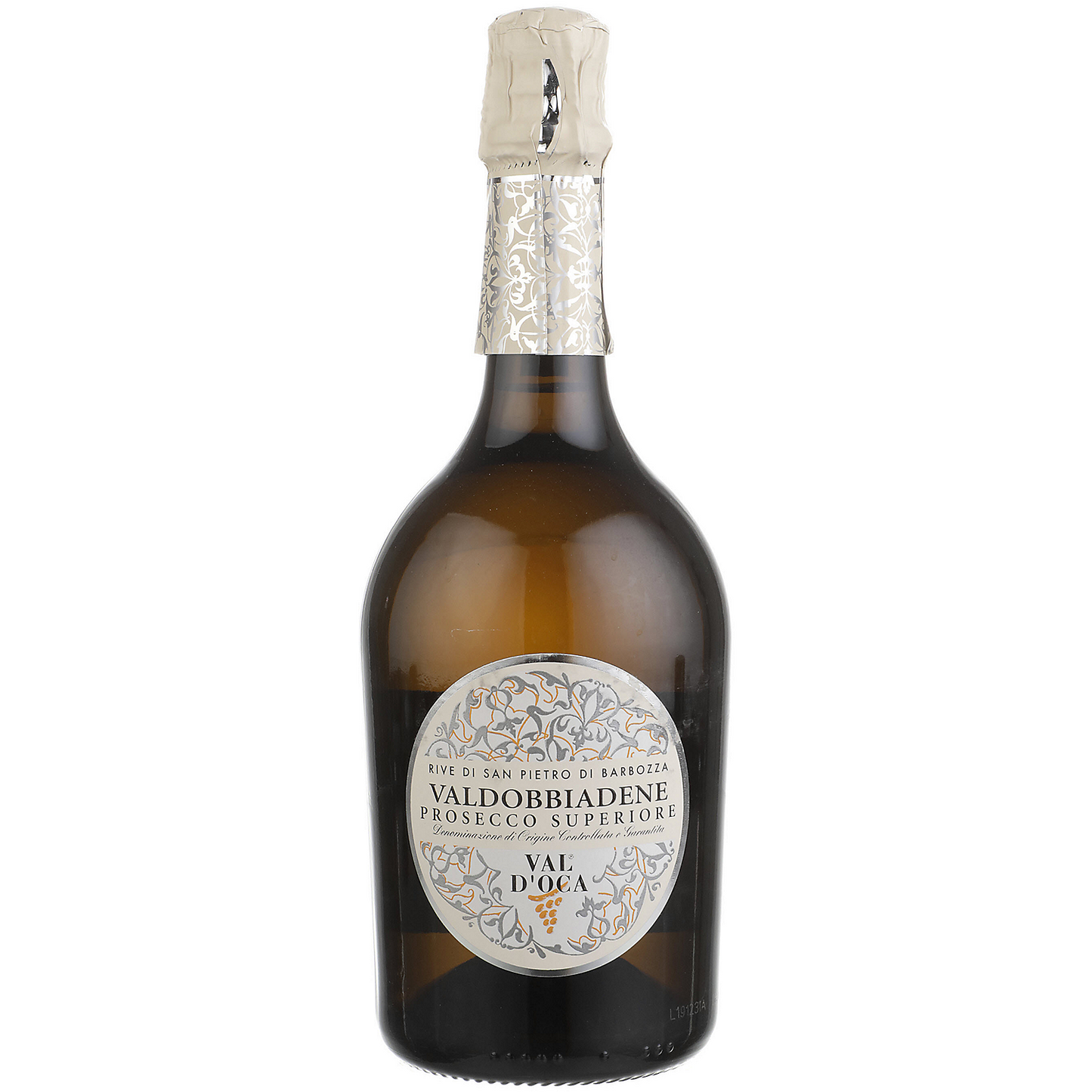 VAL D'OCA VALDOBBIADENE PROSECCO SUPERIORE BRUT RIVE DI SAN PIETRO DI BARBOZZA 750ML