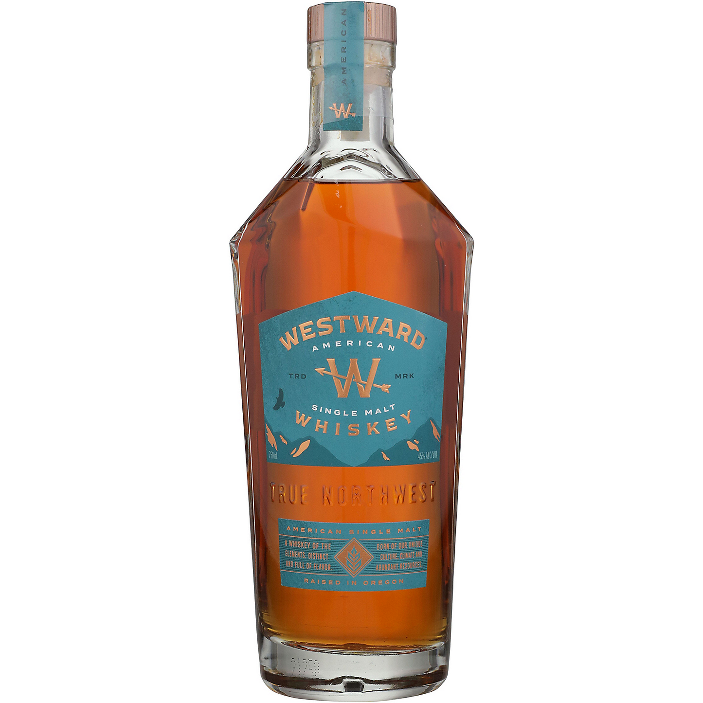 WESTWARD AMERICAN SINGLE MALT WHISKEY 90 750ML