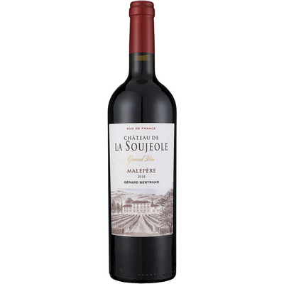 GERARD BERTRAND MALEPERE ROUGE CHATEAU DE LA SOUJEOLE GRAND VIN 2018 WOOD BOX 750ML