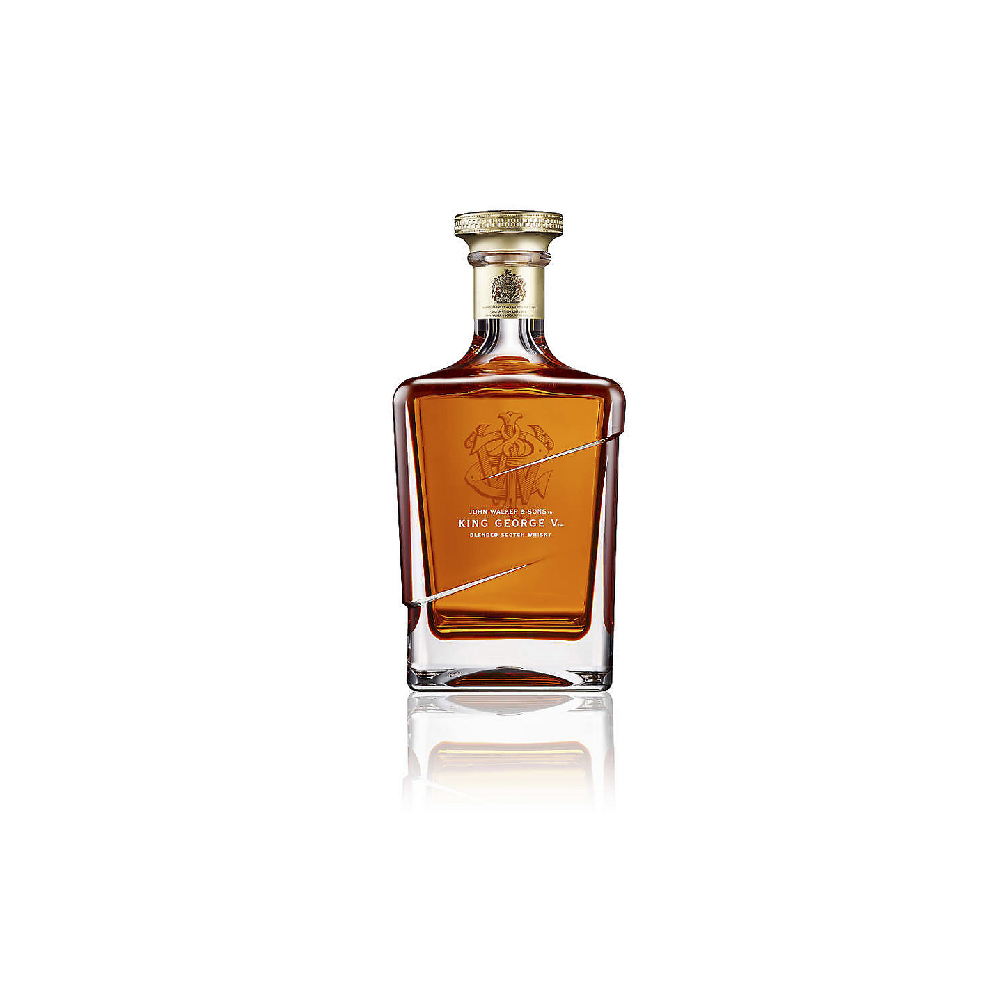 JOHNNIE WALKER BLENDED SCOTCH BLUE LABEL KING GEORGE V EDITION 86 750ML