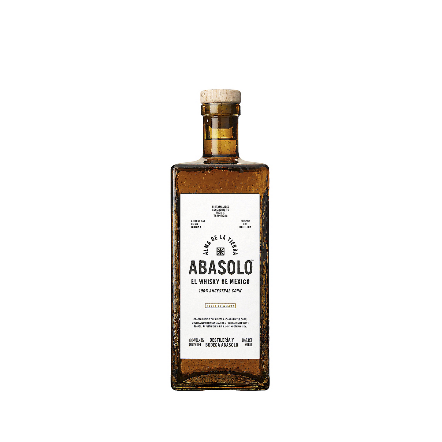 ABASOLO CORN WHISKY ALMA DE LA TIERRA 86 50ML