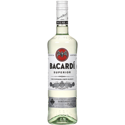 BACARDI LIGHT RUM SUPERIOR 80 1L