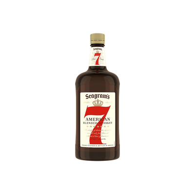 SEAGRAM'S BLENDED AMERICAN WHISKEY 7 CROWN 80 375ML