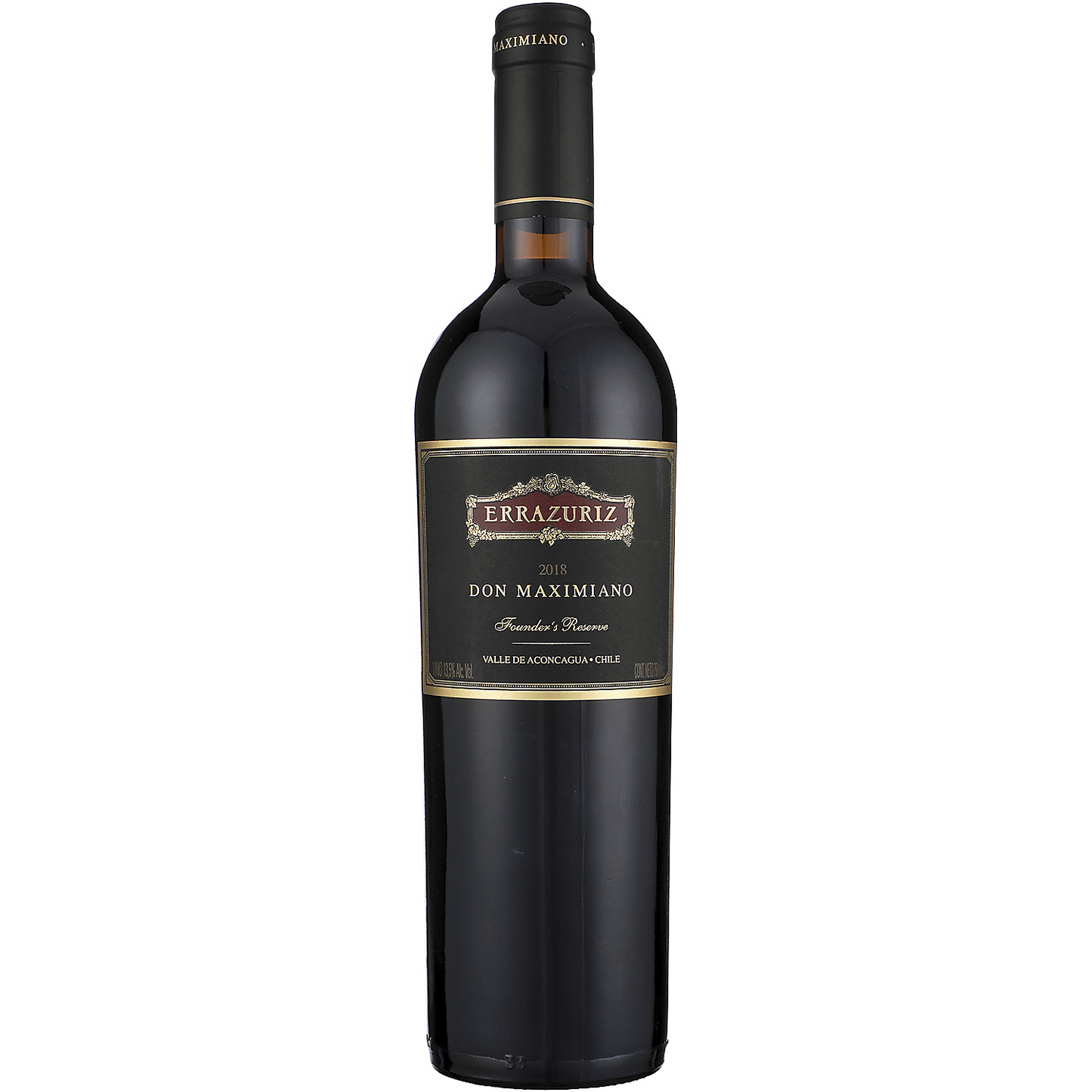 ERRAZURIZ DON MAXIMIANO FOUNDERS RESERVE ACONCAGUA VALLEY 2018 750ML