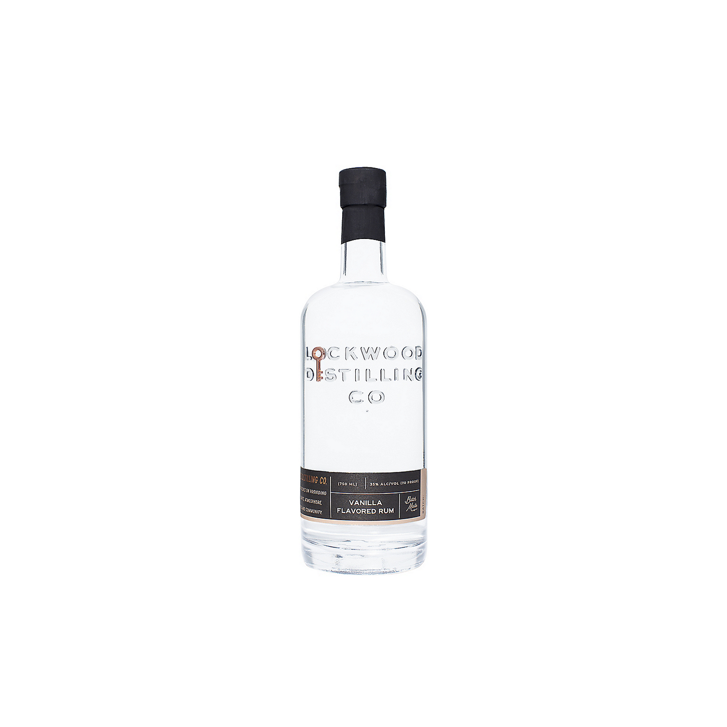 LOCKWOOD DISTILLING CO VANILLA FLAVORED RUM 70 750ML