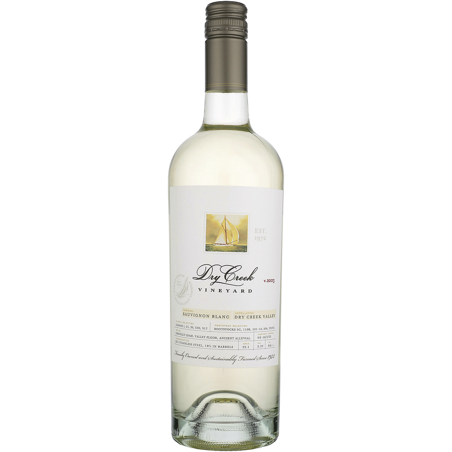 DRY CREEK VINEYARD SAUVIGNON BLANC DRY CREEK VALLEY 2023 375ML