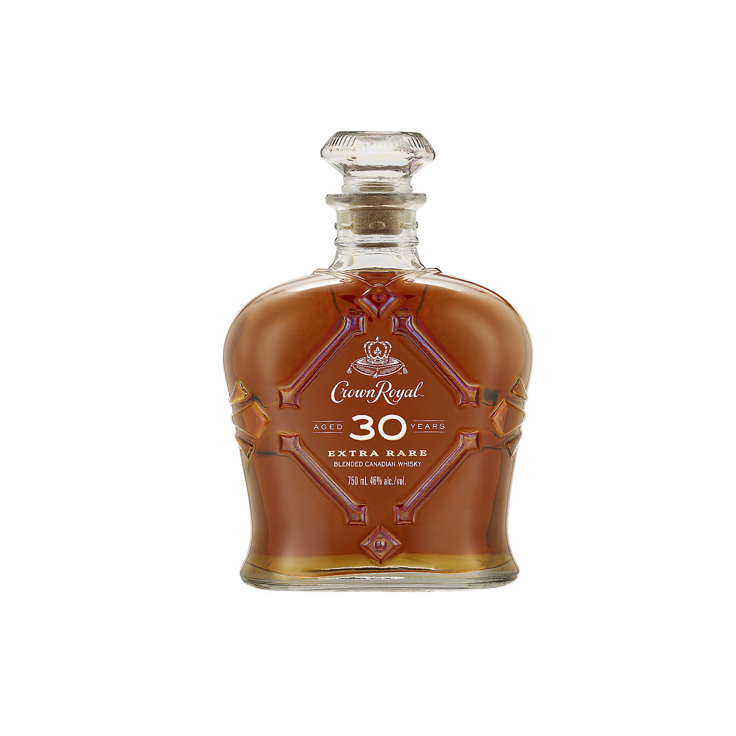 CROWN ROYAL CANADIAN WHISKY EXTRA RARE 30 YR 92 750ML