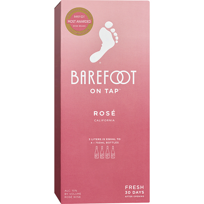 BAREFOOT ROSE WINE CALIFORNIA 375ML