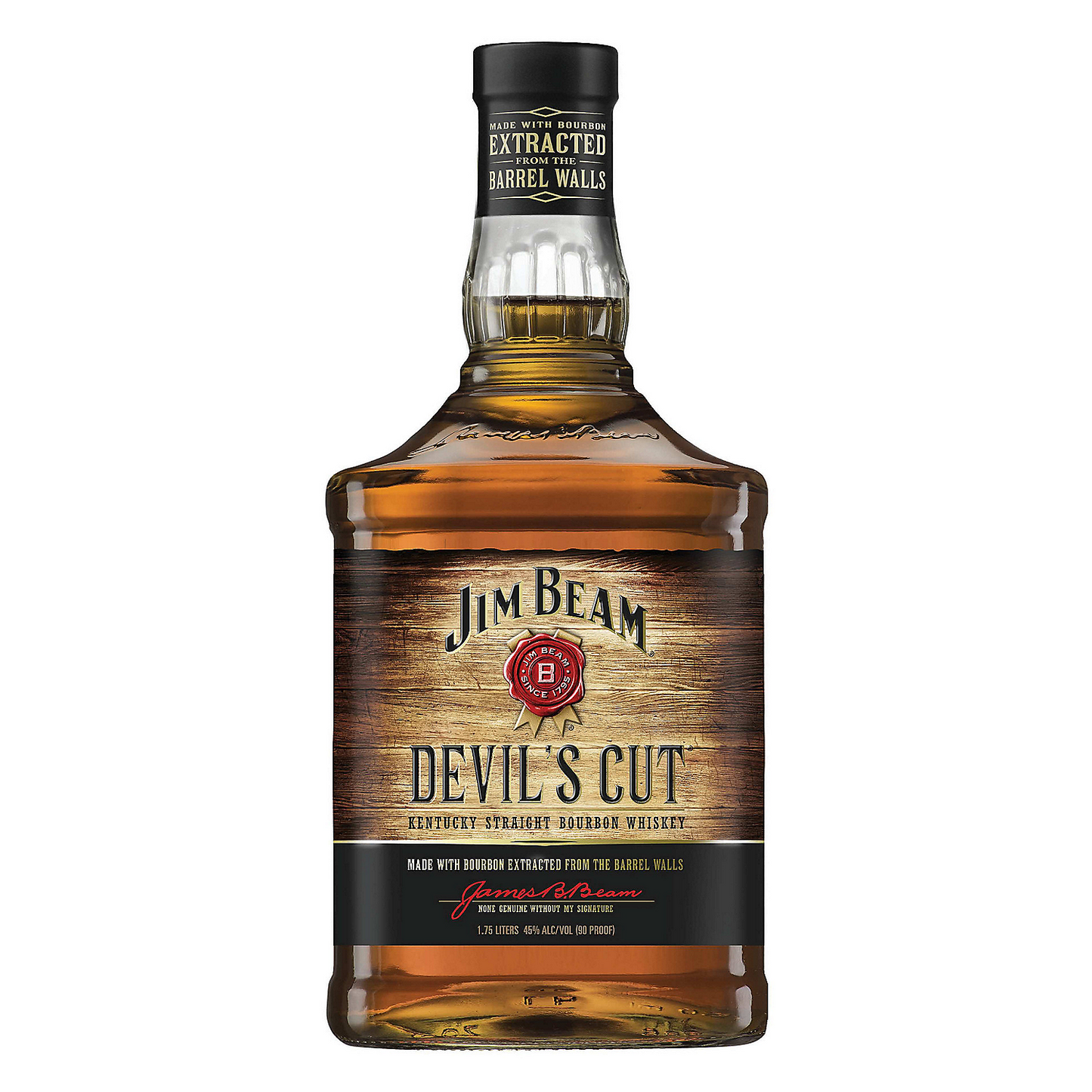 JIM BEAM STRAIGHT BOURBON DEVIL'S CUT 90 375ML