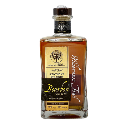 WILDERNESS TRAIL STRAIGHT WHEATED BOURBON SMALL BATCH BOTTLED IN BOND SWEET MASH 100 750ML