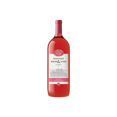 BERINGER MAIN & VINE WHITE ZINFANDEL CALIFORNIA 750ML