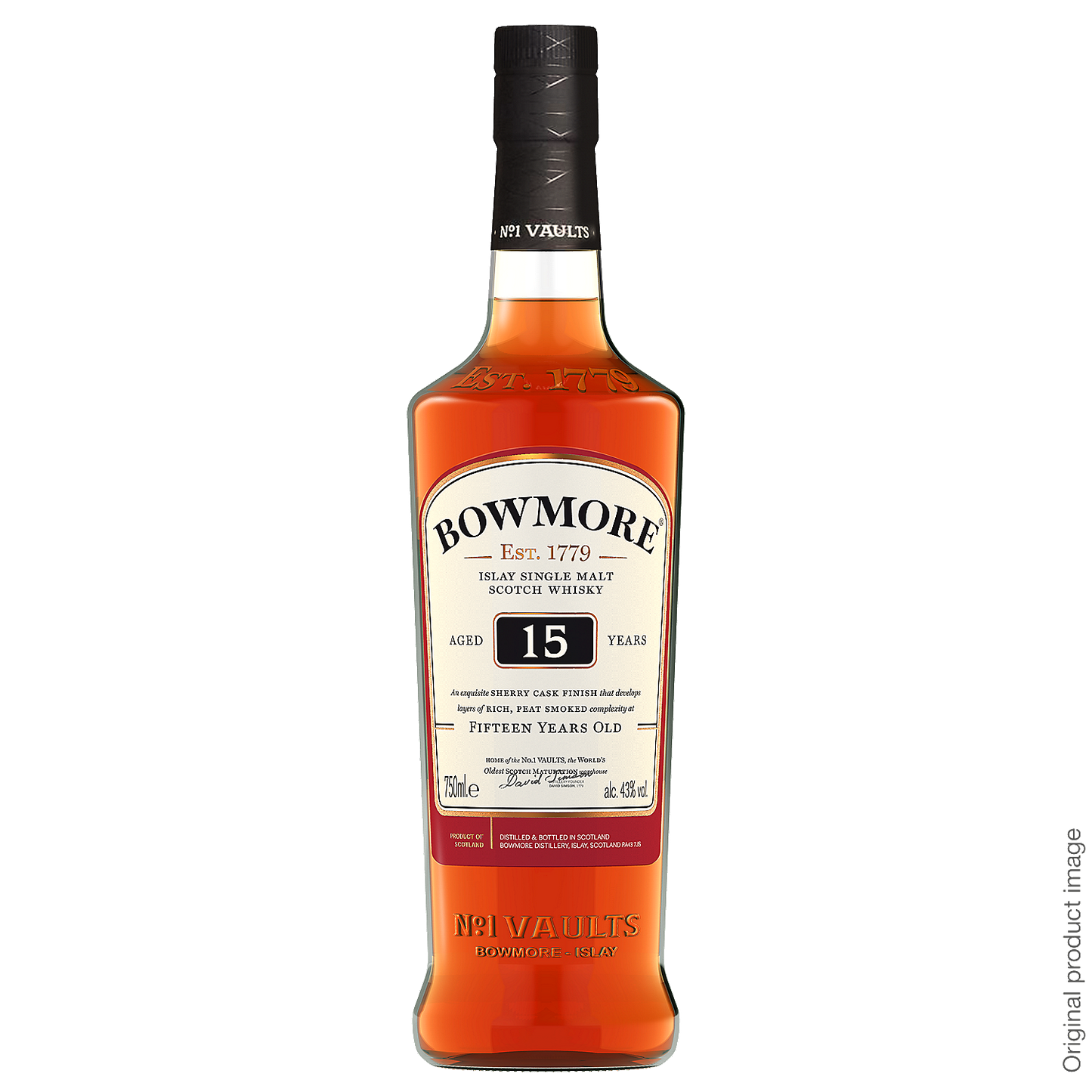 BOWMORE SINGLE MALT SCOTCH DARKEST 15 YR 86 750ML