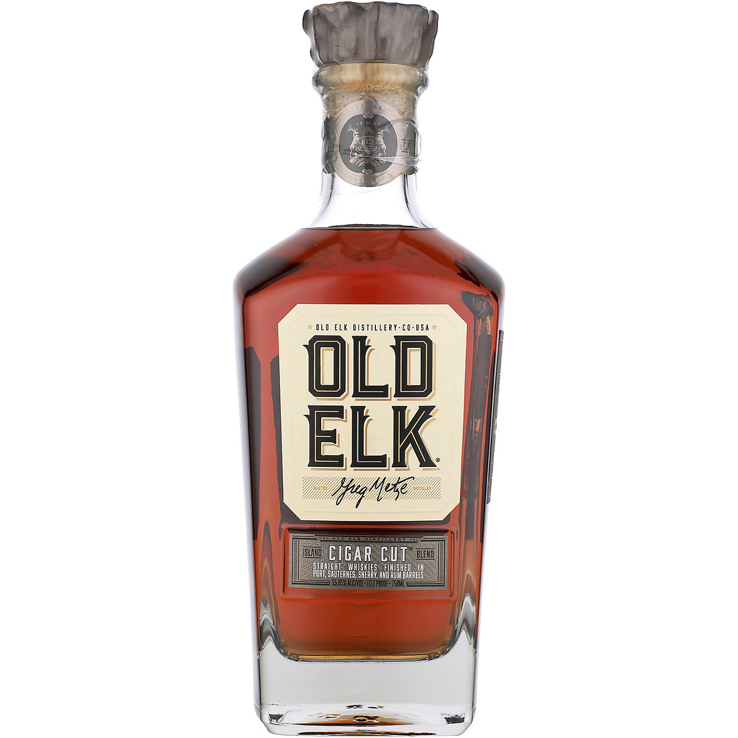 OLD ELK STRAIGHT BOURBON CIGAR CUT 111.7 750ML