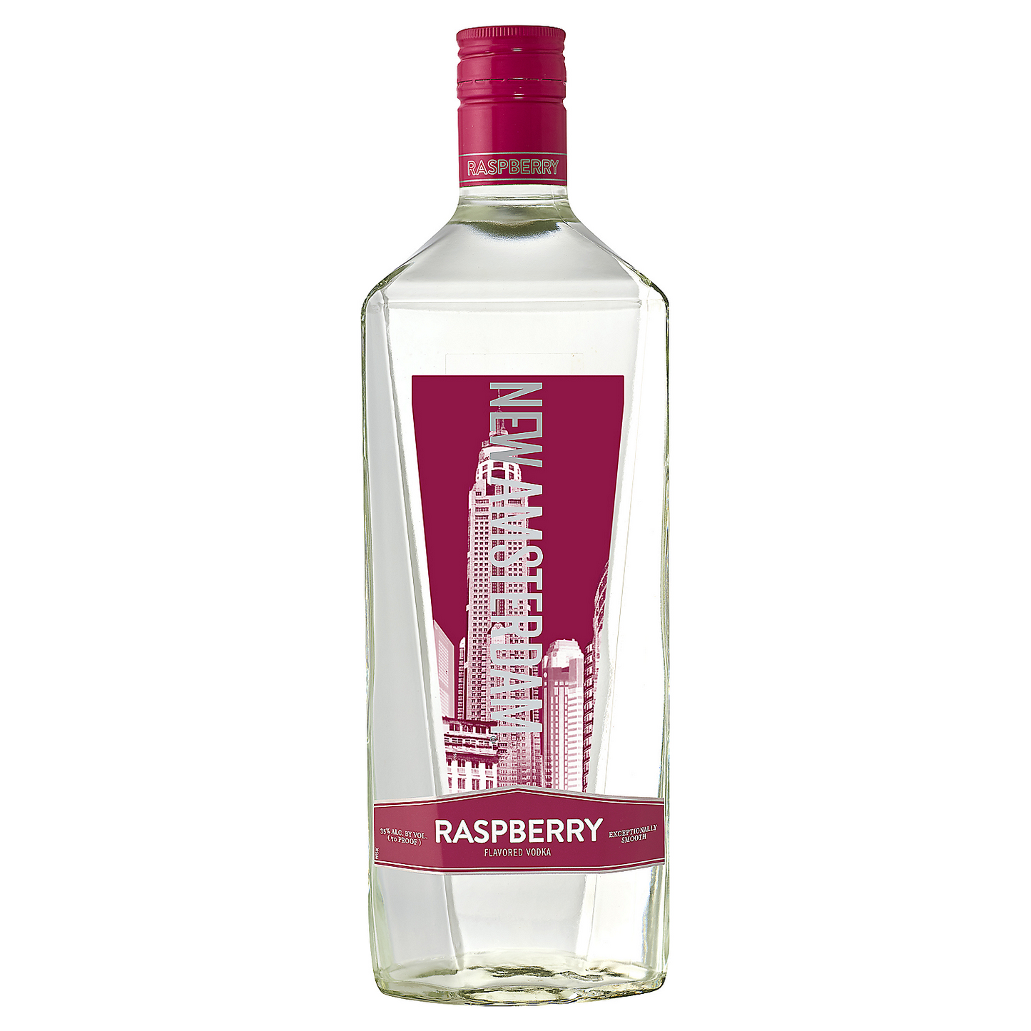 NEW AMSTERDAM RASPBERRY FLAVORED VODKA 70 1L