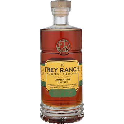 FREY RANCH RYE WHISKEY BOTTLED IN BOND 5 YR 100 750ML