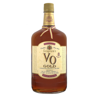 SEAGRAM'S CANADIAN WHISKY VO GOLD 8 YR 80 1L