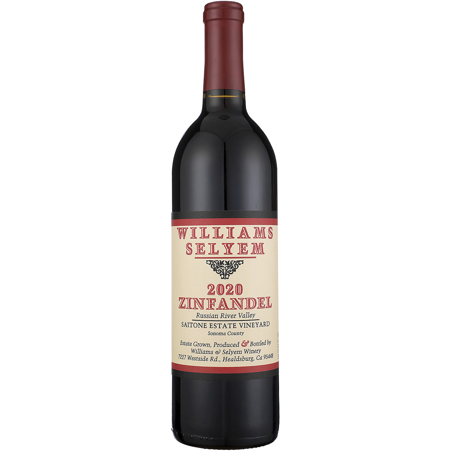 WILLIAMS SELYEM ZINFANDEL SAITONE ESTATE VINEYARD RUSSIAN RIVER VALLEY 2020 750ML