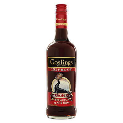 GOSLINGS BLACK RUM BLACK SEAL 151 750ML