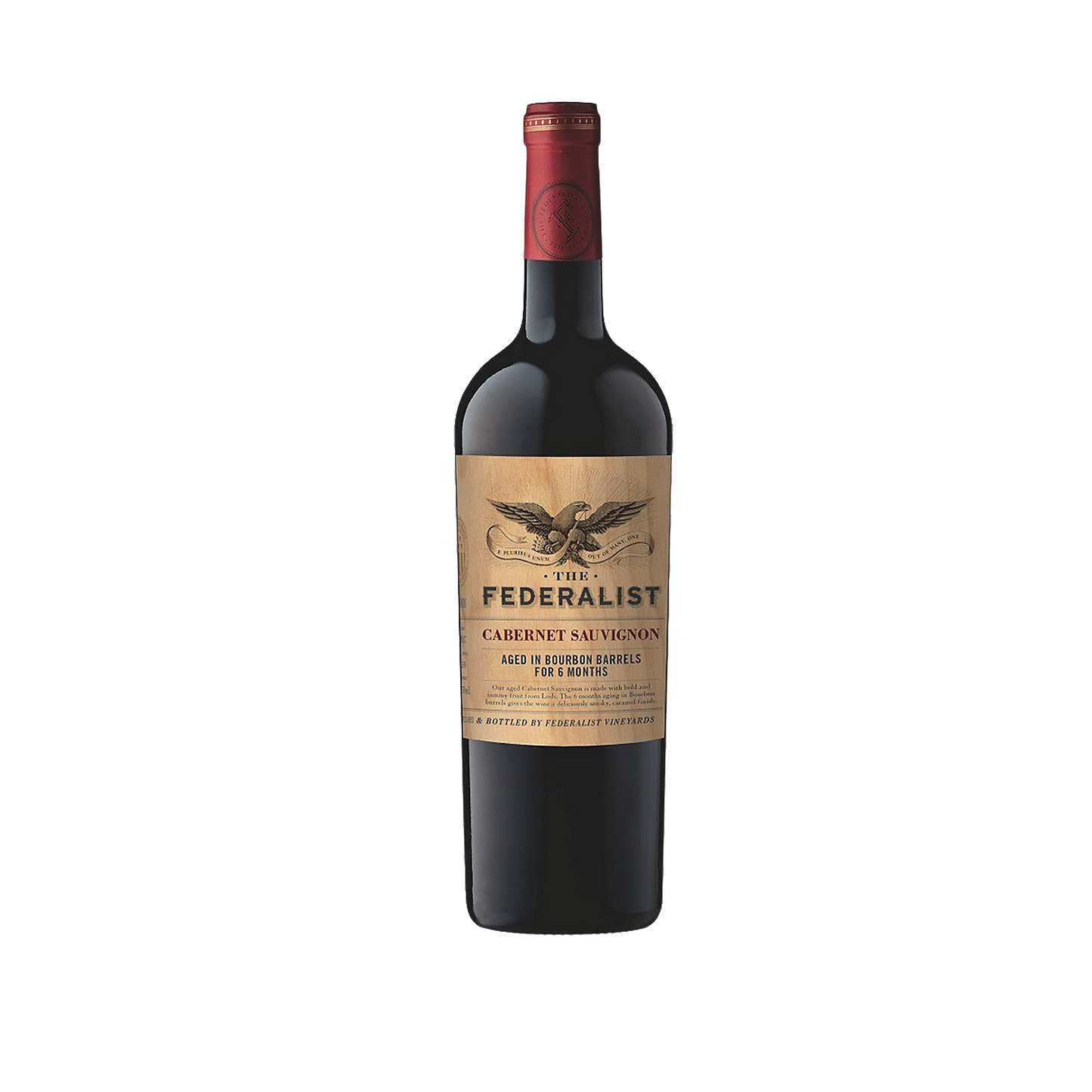 THE FEDERALIST CABERNET SAUVIGNON AGED IN BOURBON BARRELS FOR 6 MONTHS NORTH COAST 750ML