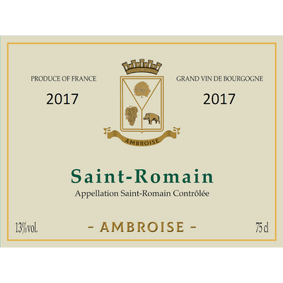 BERTRAND AMBROISE SAINT ROMAIN 2018 750ML