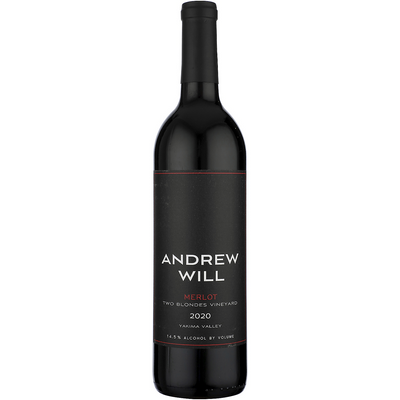 ANDREW WILL MERLOT TWO BLONDES VINEYARD YAKIMA VALLEY 2020 750ML